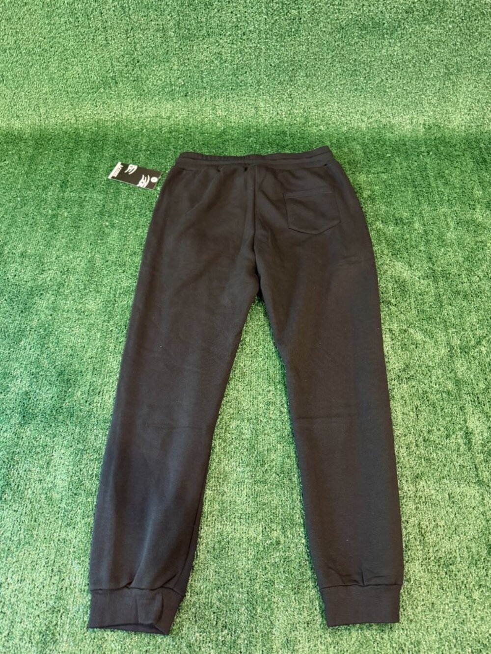 J.Come Black Jogger Sweatpants Men’s Large NWT Drawstring - Picture 3 of 3